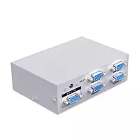VGA Video Splitter ,Distribute One VGA Signal to Multiple Displays for PS4 ,PC, TV,Projector ,Monitor
