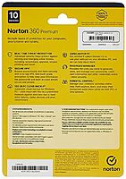 Norton 360 Premium|10 Users 3 Years|Total Security for PC, Mac, Android or iOS, PC Cloud Back Up