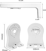 PVC Indoor & Outdoor Wall Mount L-Type | Mounting Bracket Specially Designed to be Compatible with EZVIZ C6 Series & C4 Series Smart CCTV Security Cameras