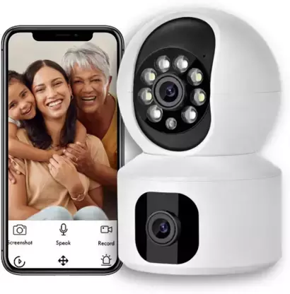OKAM 2MP Dual Lens WiFi Robo Camera with 360° View & Night Vision
