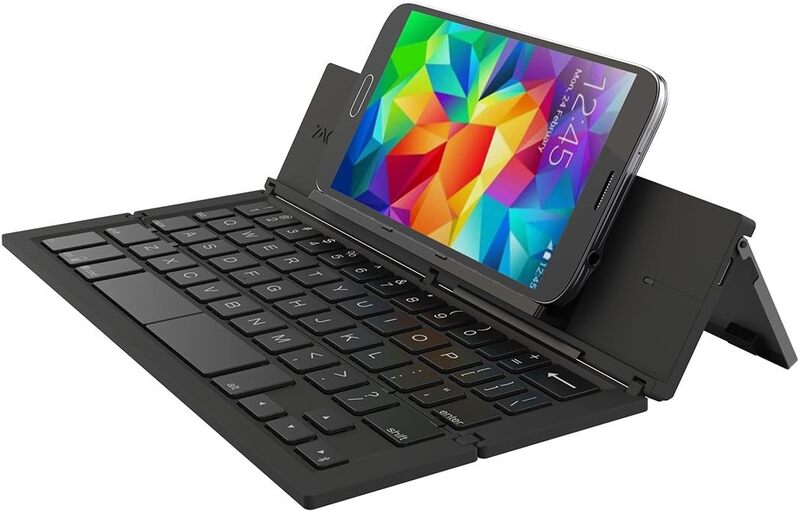 Zagg Pocket Wireless Handheld Tablet Keyboard Compatible with Desktop, Laptop, Mac (Blavk) Zagg Pocket Wireless Handheld Tablet Keyboard Compatible with Desktop, Laptop, Mac (Blavk)