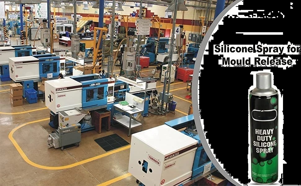 Multipurpose Silicone Spray for Mould Release and Plastic Injection Moulding, Lubricant Grade 8082 (300ml ) Multipurpose Silicone Spray for Mould Release and Plastic Injection Moulding, Lubricant Grade 8082 (300ml )
