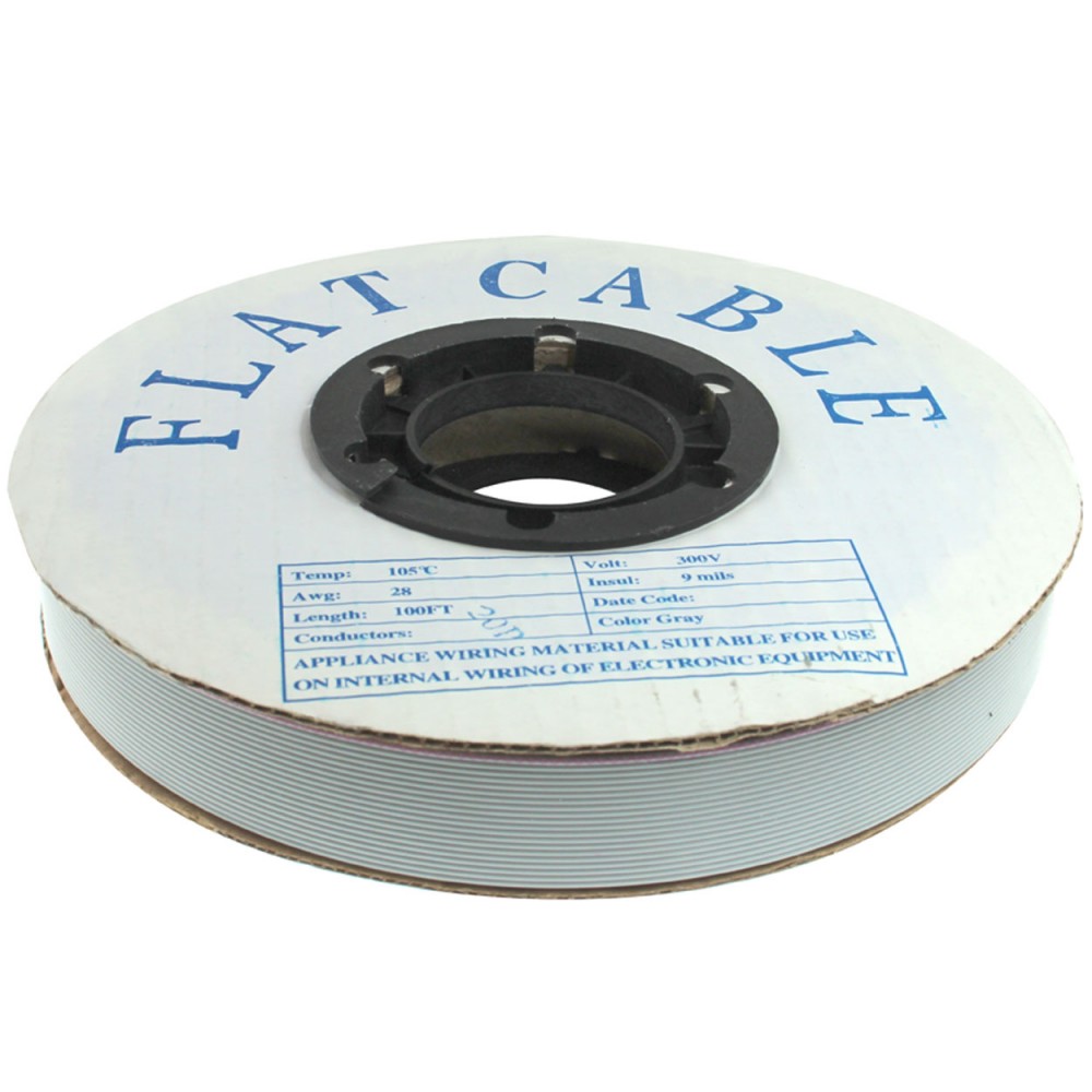 Flat Ribbon Cable 10-Pin ,10 Conductors FRC Computer Cable for 2.54mm Pitch Connectors ,Ideal for Electronics & Hobby Projects Flat Ribbon Cable 10-Pin ,10 Conductors FRC Computer Cable for 2.54mm Pitch Connectors ,Ideal for Electronics & Hobby Projects