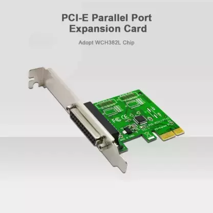 PCIe Parallel Port Expansion Card, PCI Express to DB25 LPT Converter Adapter Controller for Desktop with Low Bracket PCIe Parallel Port Expansion Card, PCI Express to DB25 LPT Converter Adapter Controller for Desktop with Low Bracket