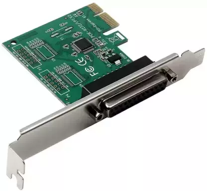 PCIe Parallel Port Expansion Card, PCI Express to DB25 LPT Converter Adapter Controller for Desktop with Low Bracket PCIe Parallel Port Expansion Card, PCI Express to DB25 LPT Converter Adapter Controller for Desktop with Low Bracket