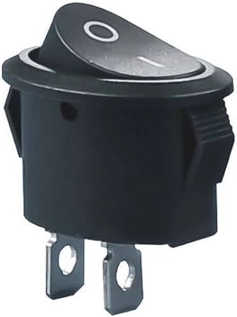 Oval Shape Rocker Switch - On/Off Oval Shape Rocker Switch - On/Off