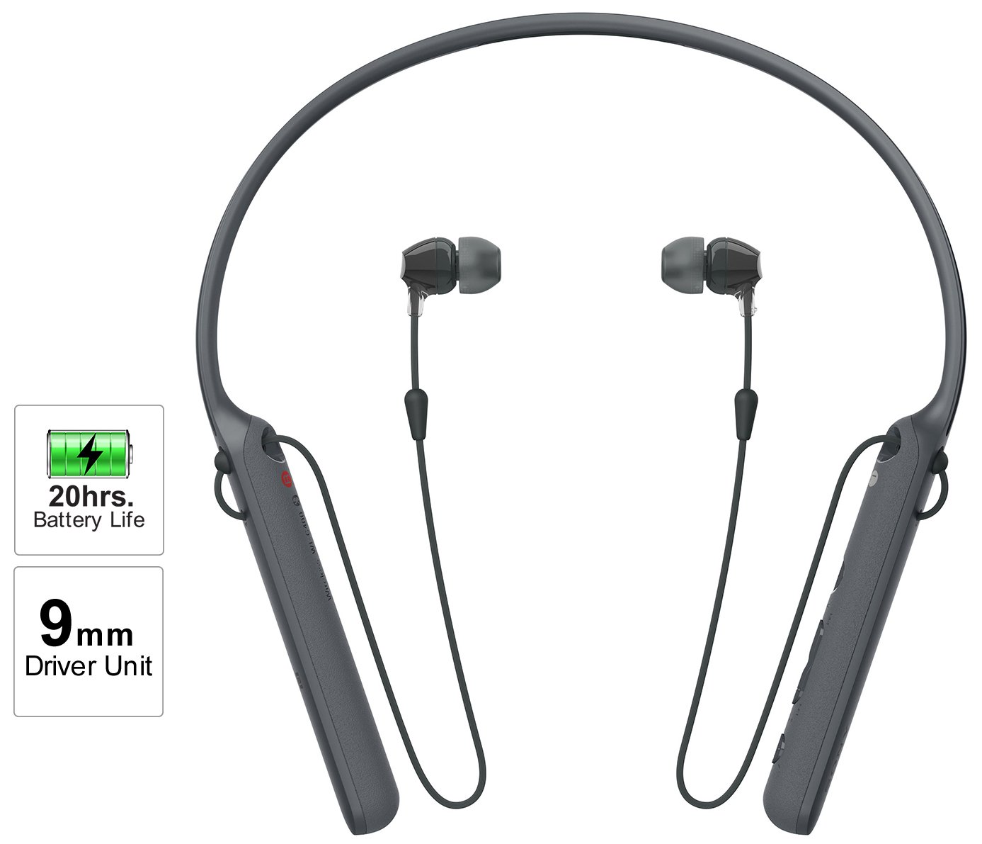 Sony WI-C400 Wireless in-Ear Neck Band Headphones (Black)
