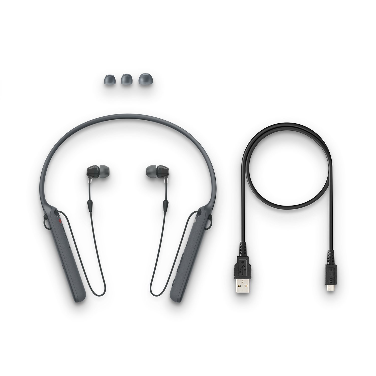 Sony WI-C400 Wireless in-Ear Neck Band Headphones (Black)