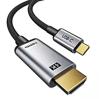 Type C to 4K HDMI Cable – USB 3.1 (M) to HDMI 2.0 (M), Thunderbolt 3 Compatible, Supports 3840x2160 @60Hz Resolution-1.8m Type C to 4K HDMI Cable – USB 3.1 (M) to HDMI 2.0 (M), Thunderbolt 3 Compatible, Supports 3840x2160 @60Hz Resolution-1.8m