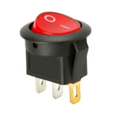 4-Pin 250V 12V UL Illuminated Rocker Switch - 16A & 30A