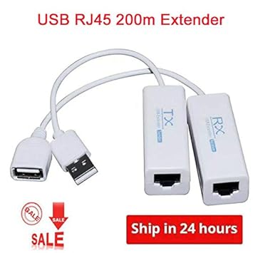 USB LAN EXTENDER | Lan Repeater R45 200M | LAN Extension Adapter for USB Cameras Printers Keyboard Mouse USB LAN EXTENDER | Lan Repeater R45 200M | LAN Extension Adapter for USB Cameras Printers Keyboard Mouse